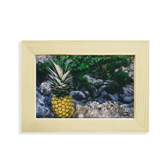 Pineapple Picture Nature Desktop Decorate Photo Frame Picture Art Painting 5x7 inch
