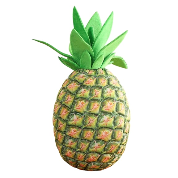 Pineapple Pillow Soft PP Cotton Filling Realistic Plushies Fruit Props Sofa Ornament Lovely Simulation Pineapple Stuffed Fruit Toy Home Decoration