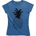 thumbnail image 1 of Pineapple Pocket Logo Tropical Aloha Summer Party Women's T-Shirt, 1 of 4