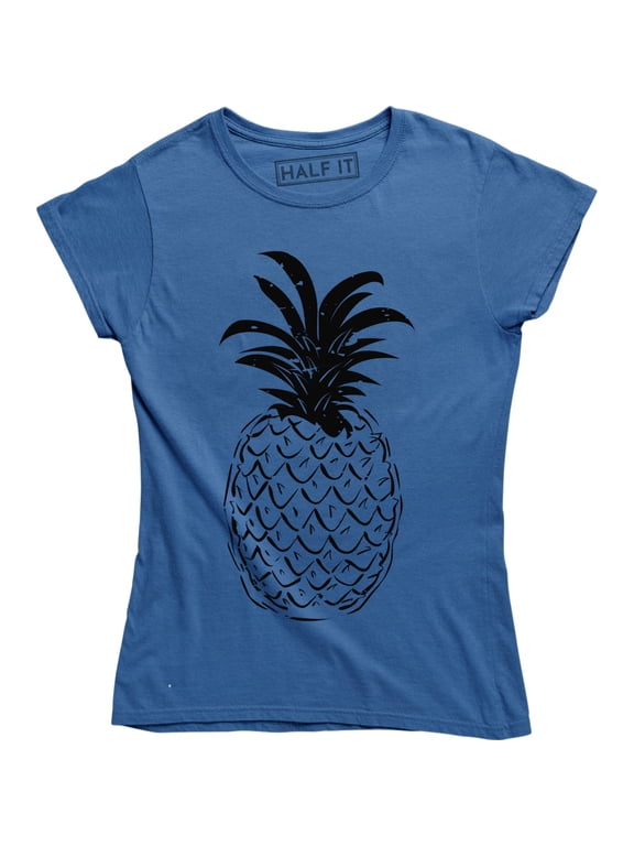 Pineapple Pocket Logo Tropical Aloha Summer Party Women's T-Shirt