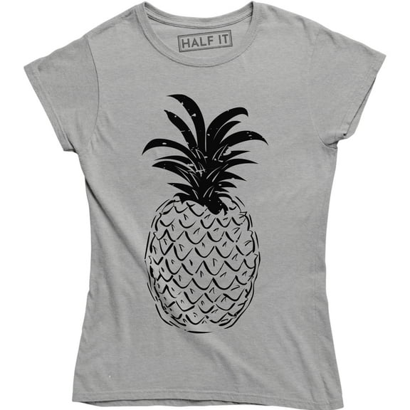 Pineapple Pocket Logo Tropical Aloha Summer Party Women's T-Shirt