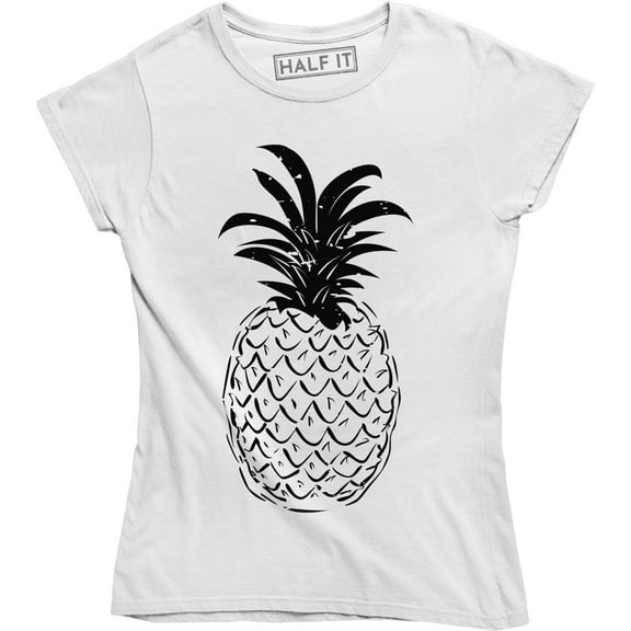 Pineapple Pocket Logo Tropical Aloha Summer Party Women's T-Shirt