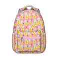 thumbnail image 1 of Pineapple Print Everyday Backpack - Perfect for Commuting & Errands, Trendy & Lightweight, 1 of 6