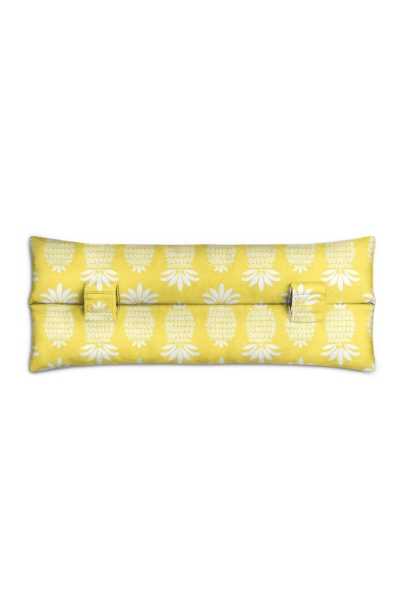 Pineapple Print Seatbelt Pillow - Shock-Absorbing for Breast Cancer Survivors