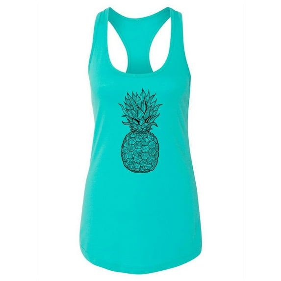 Pineapple Racerback Tank Women -Image by Shutterstock, Female XX-Large
