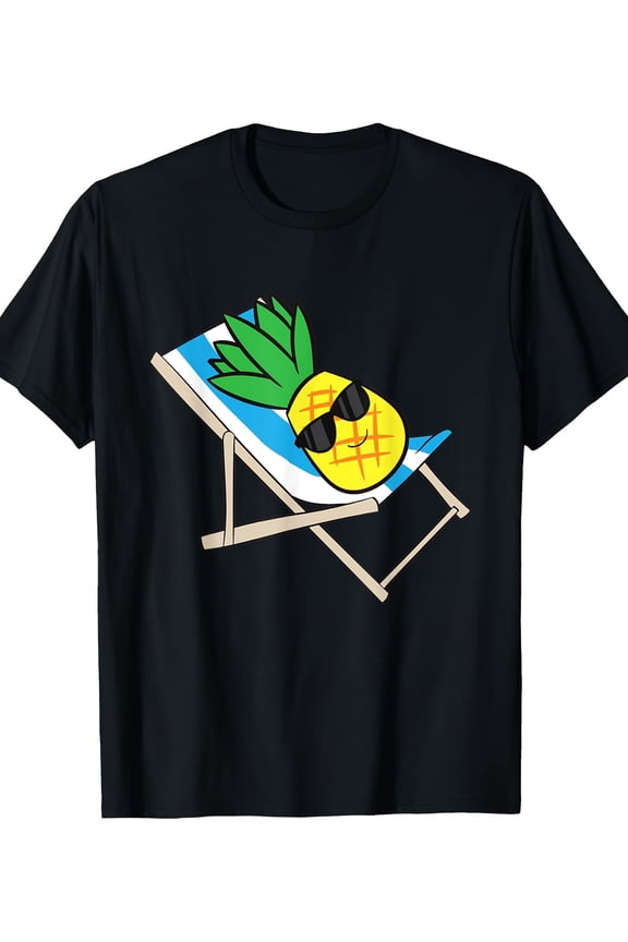 Pineapple Relaxing Pineapple Fruit Love Pineapples T-Shirt-220gT T-shirt 100% cotton T-shirt