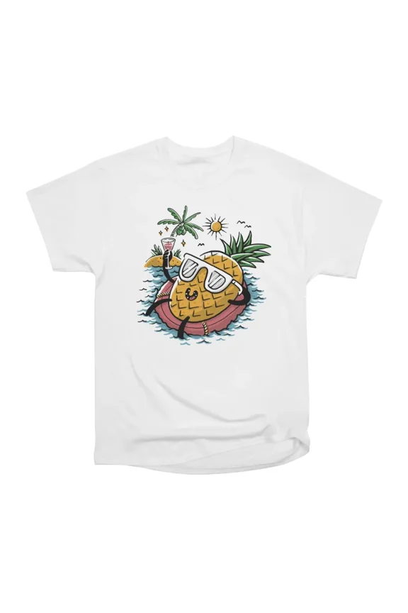 Pineapple Relaxing T-Shirt Tee Gift For Him Merch For Her Apparel For Friend