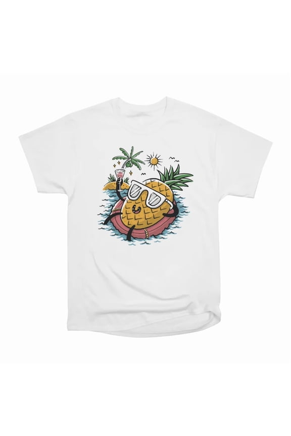 Pineapple Relaxing T-Shirt Tee Gift For Him Merch For Her Apparel For Friend