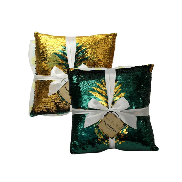 Sequin pineapple clearance pillow