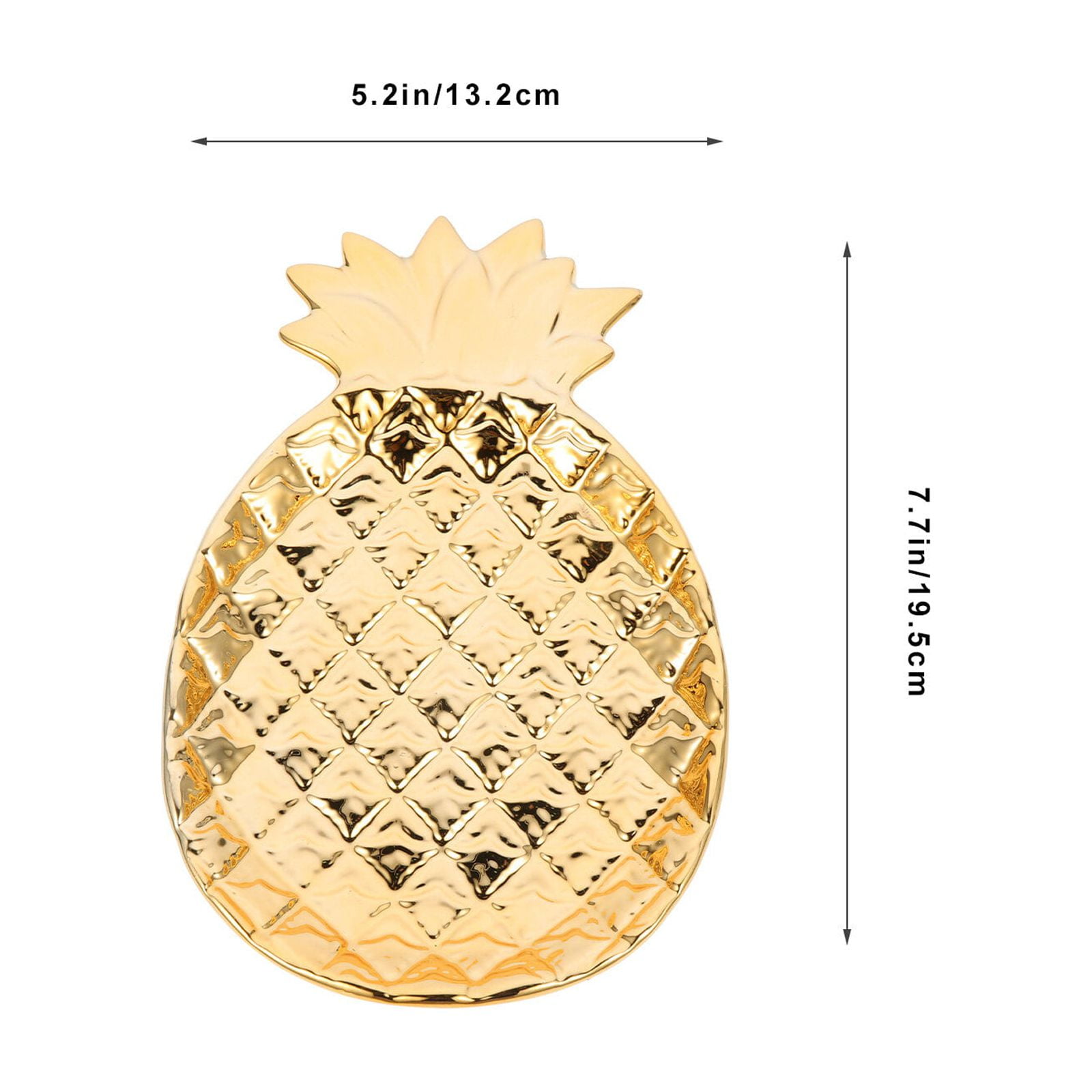 Pineapple Shape Dish Jewelry Dish Tray Ring Storage Candy Holder Kitchen Plate Walmart