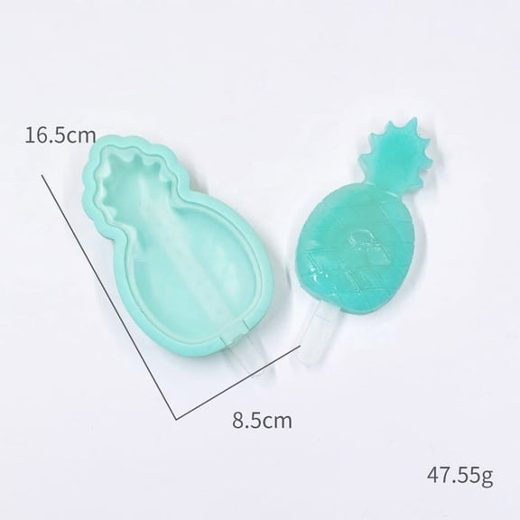 Pineapple Shape Silicone Ice Cream Mold - Fun and Safe Freezer Molds for Homemade Treats