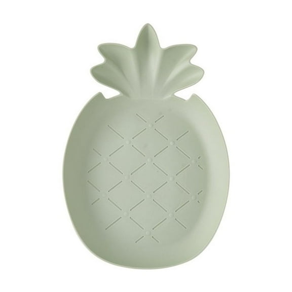 Pineapple Shaped Plastic Plates Durable Food-Grade Snack and Fruit Plates Ideal for Parties Home Dining Outdoor Events Dishwasher Safe Easy to Clean Impact Resistant Reusable Decorative Tableware