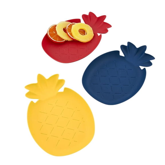 Pineapple-Shaped Serving Trays 12 Pc.
