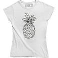 thumbnail image 1 of Pineapple Sketch - Funny Hipster Slogan Women's Trendy T-Shirt, 1 of 4