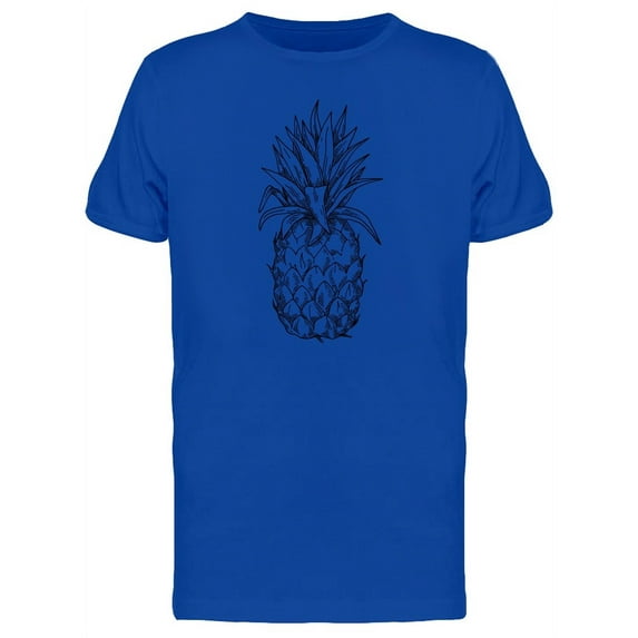 Pineapple Sketch T-Shirt Men -Image by Shutterstock, Male 3X-Large