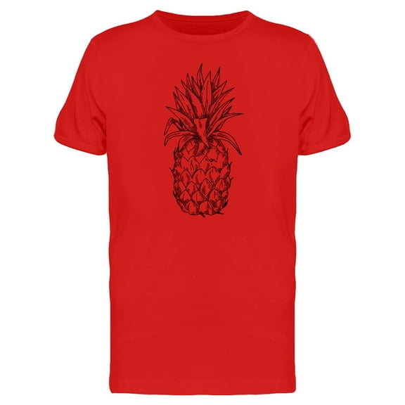 Pineapple Sketch T-Shirt Men -Image by Shutterstock, Male Small
