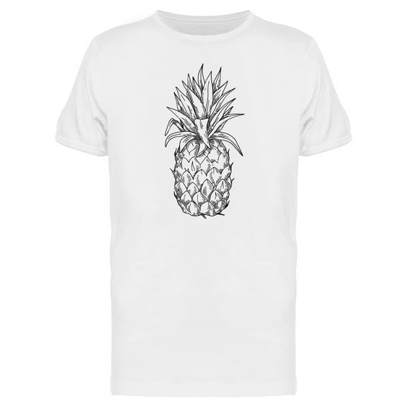 Pineapple Sketch T-Shirt Men -Image by Shutterstock, Male x-Large