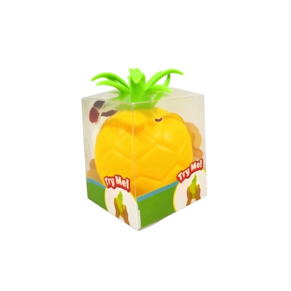 Pineapple Squishy Stress Balls (1 Pack) Stretchy Fruit Stress Squeeze Toys for Kids and Adults, Squish Sugar Ball Squishy Toys, Ideal for Relax, Focus, Christmas Decoration