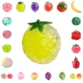 thumbnail image 1 of Pineapple Squishy Stress Relief Toy Slow Rising Soft Squeeze Ball Fruit Sensory Fidget Toy for Anxiety ADHD Autism Kids Adults Portable Hand Therapy Stress Ball, 1 of 9