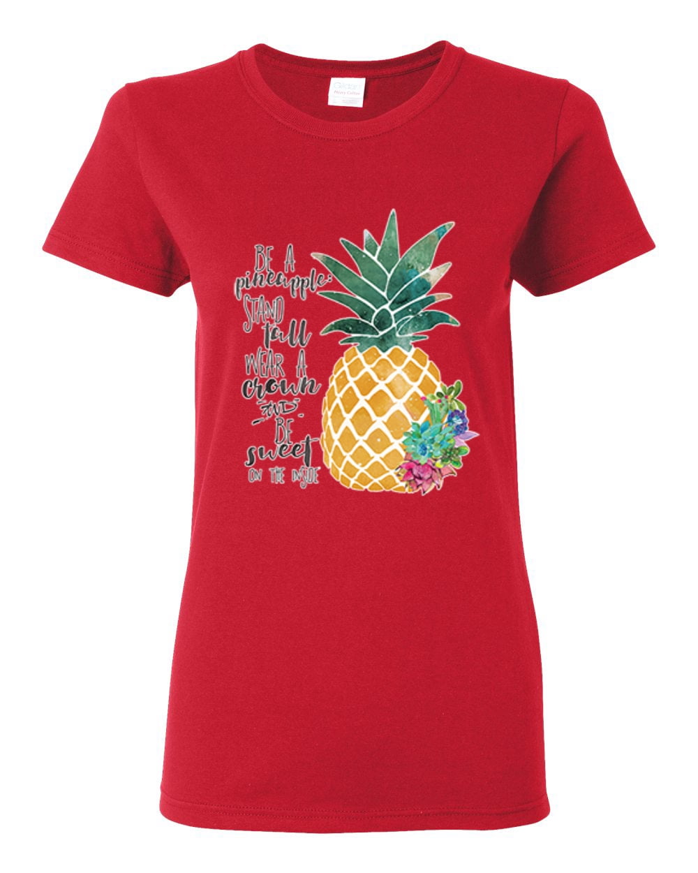 Pineapple Stand Tall Wear Crown And Stay Sweet Inside Arty ...