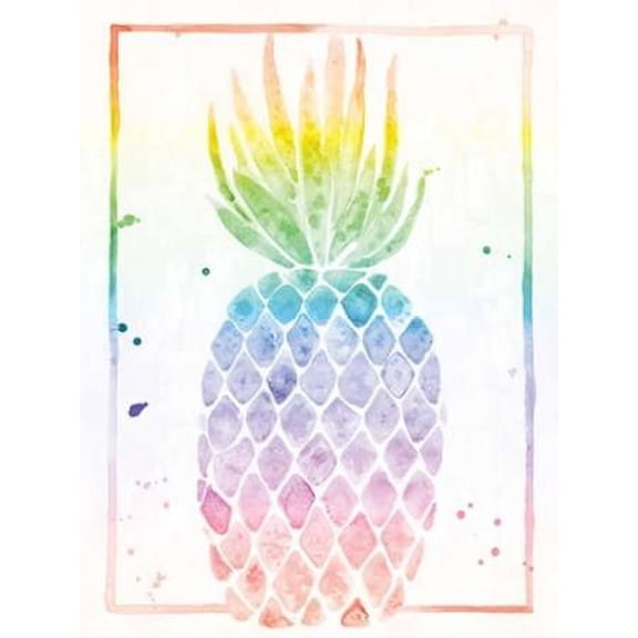 Pineapple Sunrise Poster Print by Ashley Sta Teresa (9 x 12)