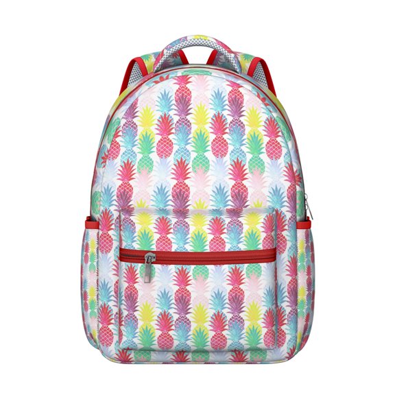 Pineapple Sunshine Design Waterproof Backpack - Comfortable & Supportive Laptop Bag for College