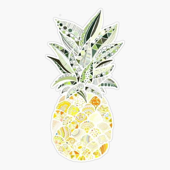 Pineapple Sweet Treat Everyday Decor Art Vinyl Sticker