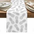 thumbnail image 1 of Pineapple Table Runner - 90 Inch Long, Kitchen Dining Table Runner Dresser Scarves, Grey Summer Tropical Fruit Minimalist Texture Farmhouse Decor for Coffee Tables Wedding Party Banquet, 1 of 7