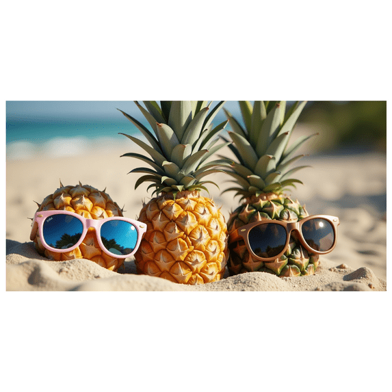Pineapple Themed Tropical Background Party Banner Backdrop Decorations for Beach Parties Summer Celebrations Poolside Events Vacation Photoshoots