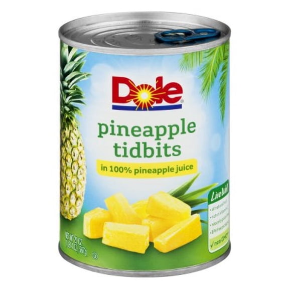 Pineapple Tidbits In 100% Pineapple Juice (Pack of 6)