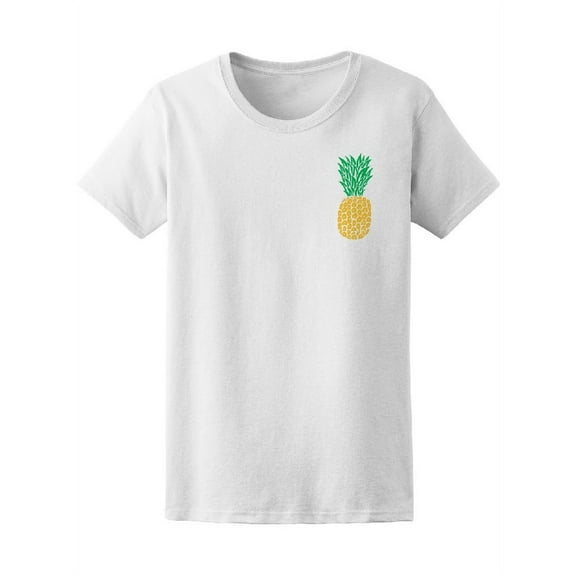 Pineapple Tropical Fruit Summer T-Shirt Women -Image by Shutterstock, Female Medium