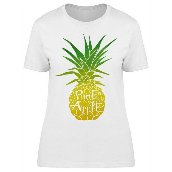 Pineapple Tropical Sweet  T-Shirt Women -Image by Shutterstock, Female Medium