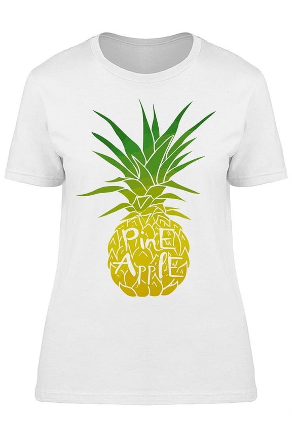 Pineapple Tropical Sweet  T-Shirt Women -Image by Shutterstock, Female Medium