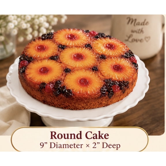Pineapple Upside Down Cake 9''