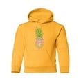thumbnail image 1 of Pineapple With Glasses Hoodie Juniors -Image by Shutterstock,  Large, 1 of 4