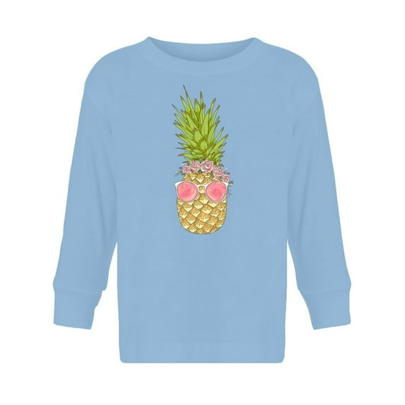 Pineapple With Glasses Long Sleeve Toddler -Image by Shutterstock, 2 Toddler