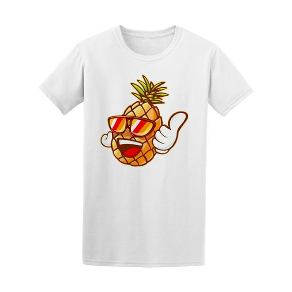 Pineapple With Glasses T-Shirt Men -Image by Shutterstock, Male x-Large