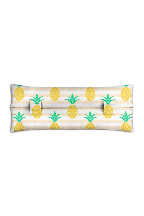 Pineapple and Flowers Seatbelt Cushion - Adjustable for Long Car Rides