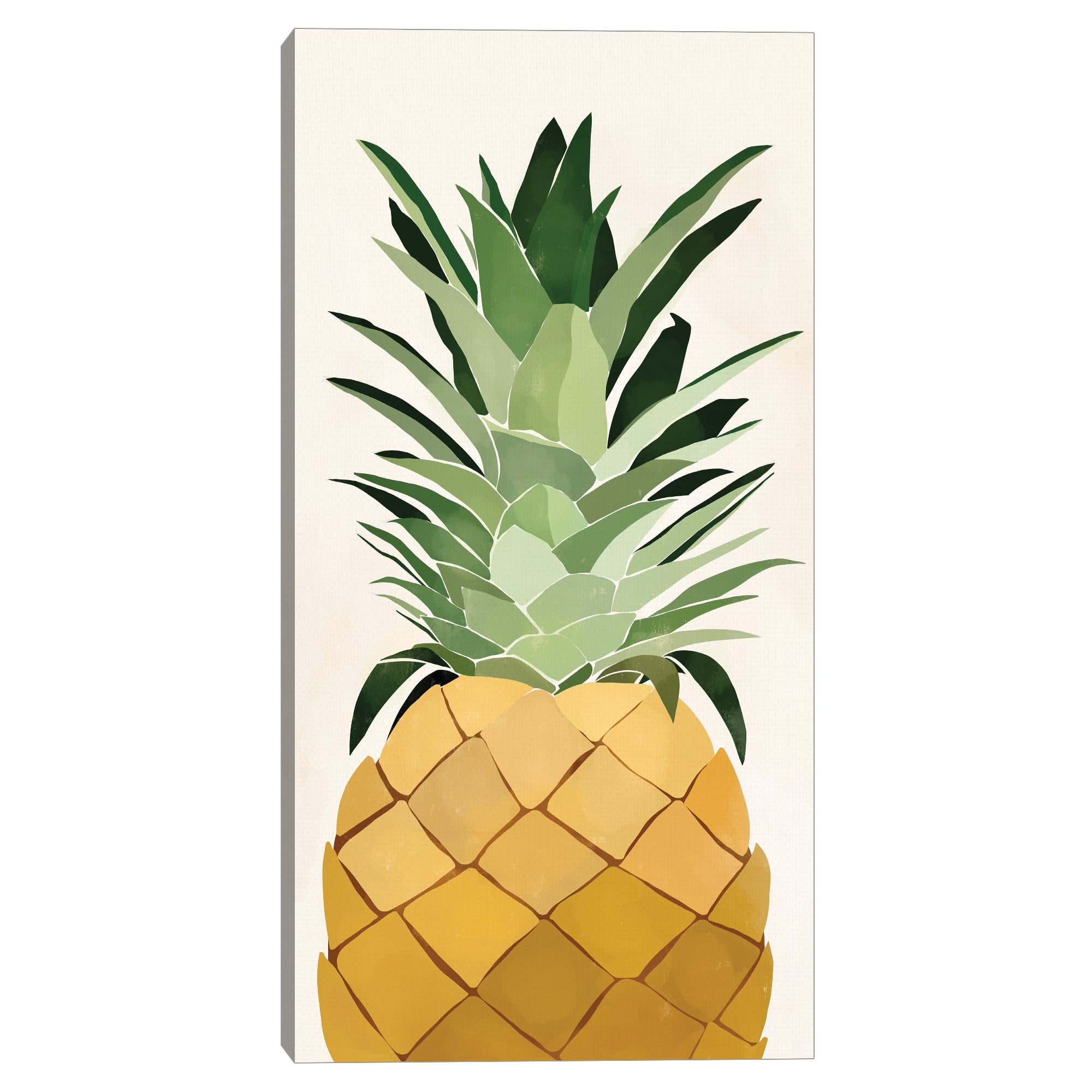Pineapple by Bria Nicole Canvas Art Print