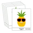 thumbnail image 1 of Pineapple with Sunglasses Car Window Bumper Water Bottle Phone Tablet Laptop Waterproof Vinyl Decal Sticker Set 5-Pack - Gloss Finish - 5.0", 1 of 7