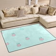 thumbnail image 1 of Pineapples Pattern Soft Polyester Area Rug 60''x39'', Non Slip, Memory Foam, Water Absorbent, 1 of 7