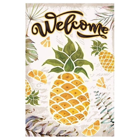 Pineapples Super Tough Summer Garden Flag