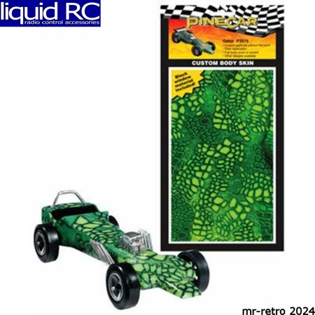 Pinecar 3979 Body Skin Custom Transfer Gator