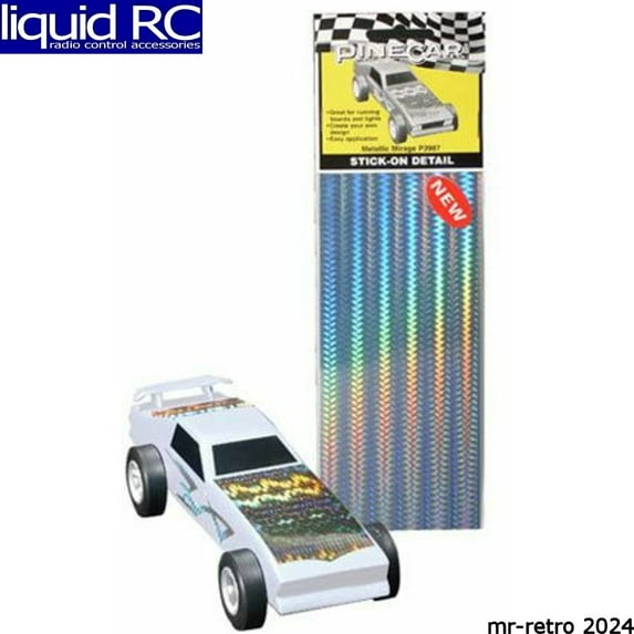 Pinecar 3987 Stick-On Details Metallic Mirage