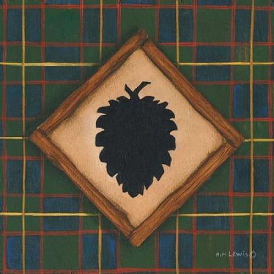 Pinecone Canvas Art - Kim Lewis (24 x 24)