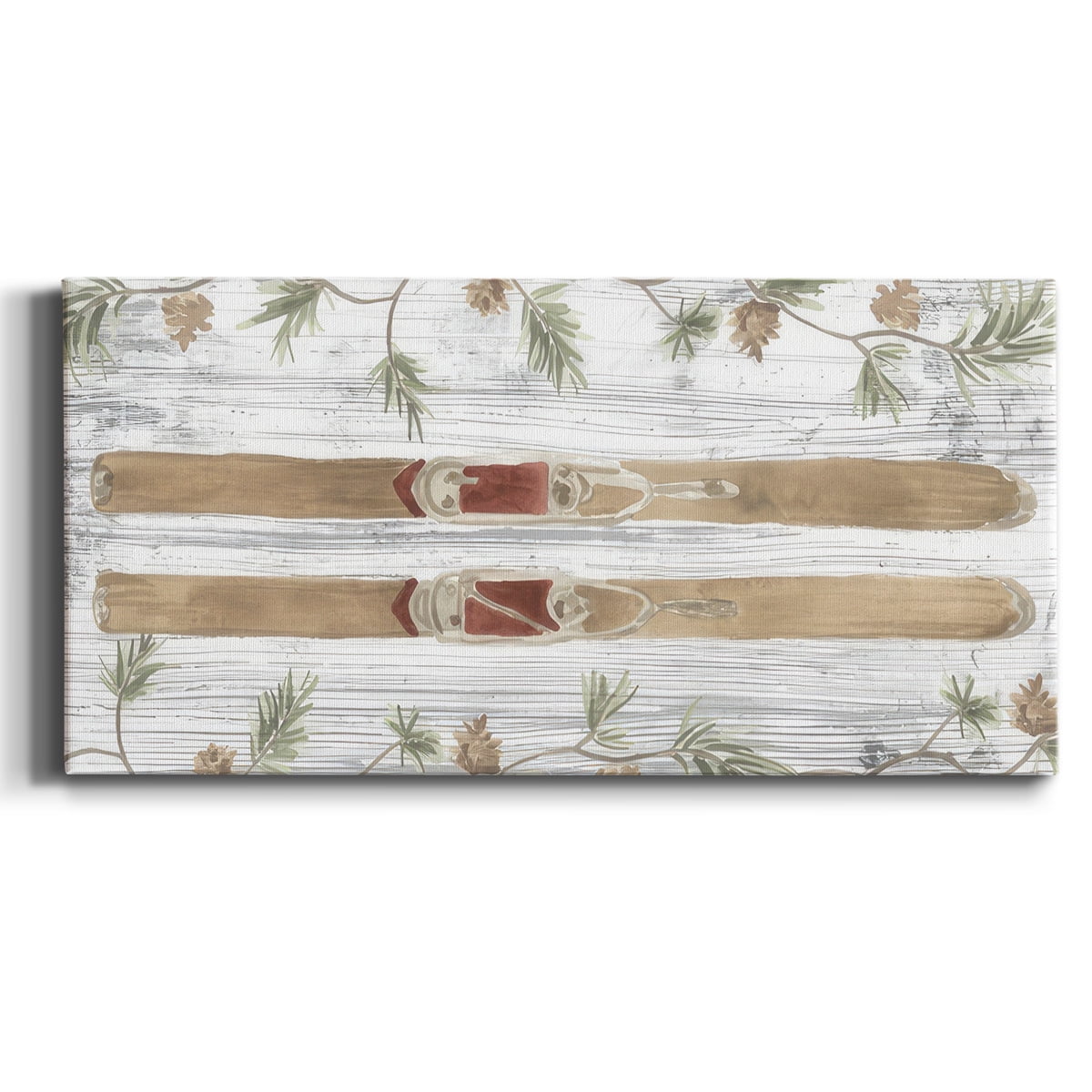 Pinecone Lodge Collection D- Gallery Wrapped Canvas