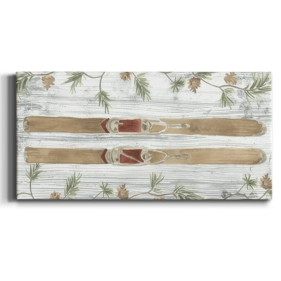 Pinecone Lodge Collection D- Gallery Wrapped Canvas