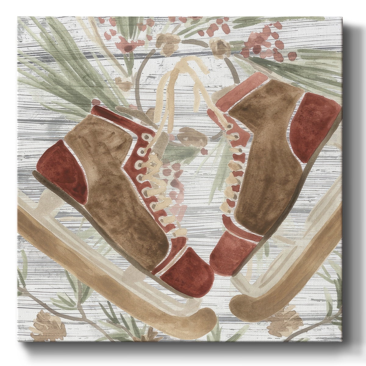 Pinecone Lodge I- Gallery Wrapped Canvas