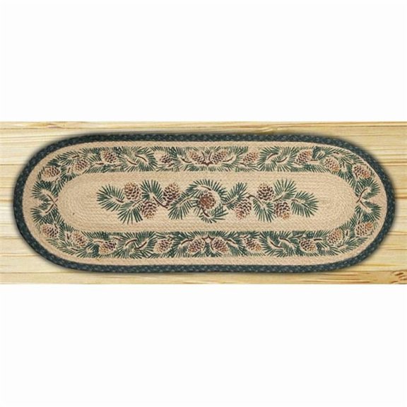 Pinecone Oval Runner