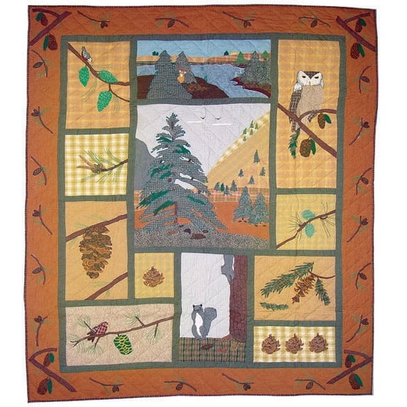 Pinecone Quilt (Queen)